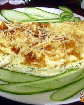 Омлет с сыром