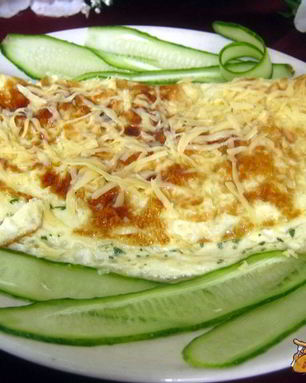 Омлет с сыром