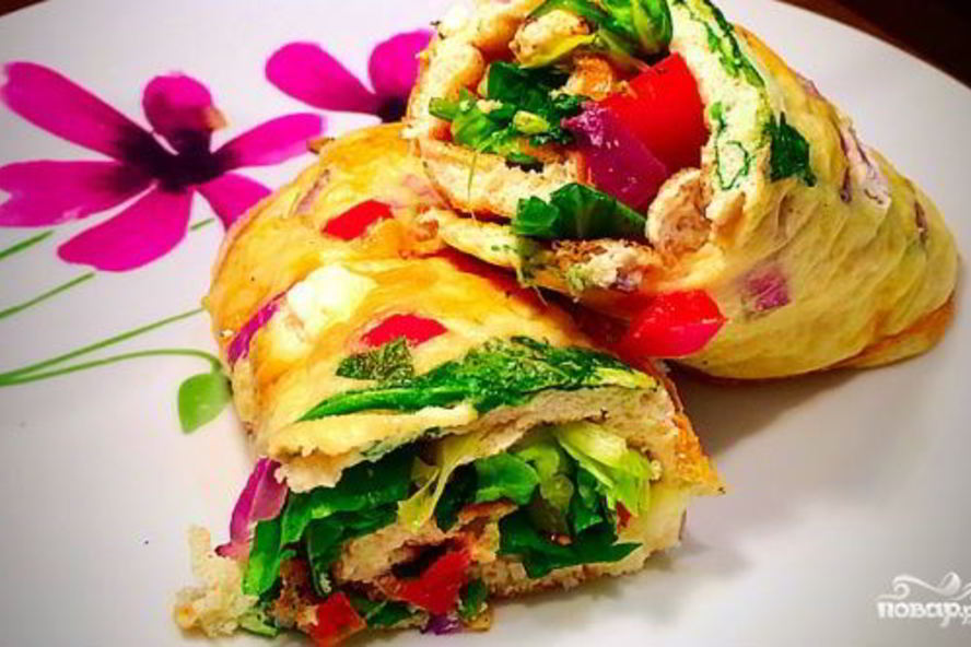 Рецепт овощного омлета диетического