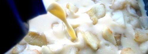 сладкий яблочный омлет. Шаг 9