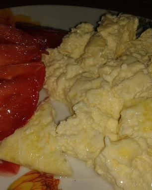 Вареный омлет