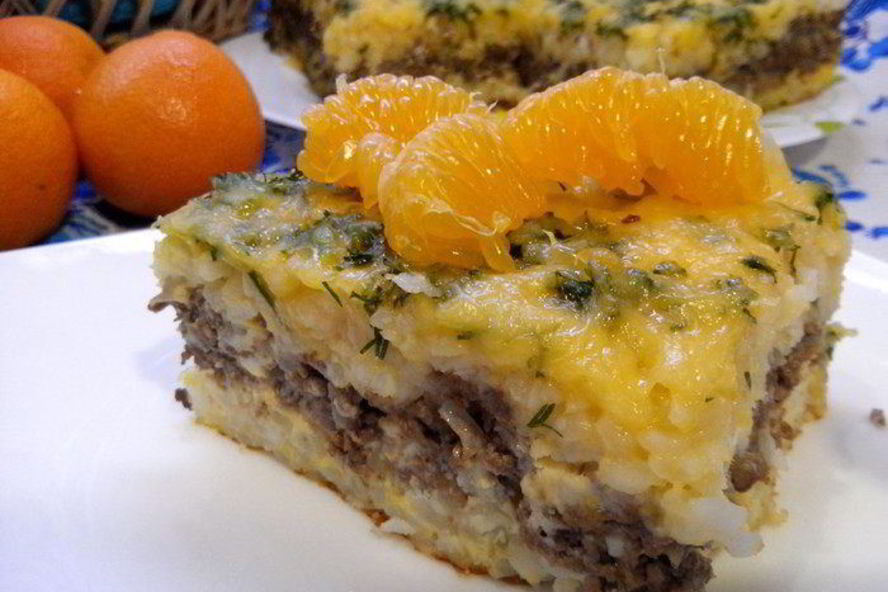 Рецепт вкусного мясного омлета в духовке