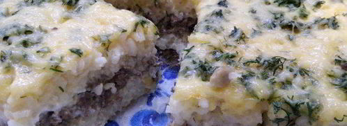 вкусный мясной омлет в духовке. Шаг 7