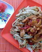 Японский омлет с курицей