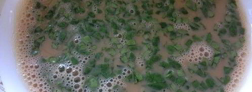 японский омлет с курицей. Шаг 2