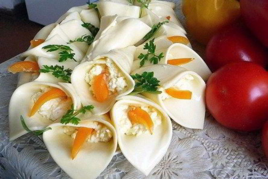 Рецепт оригинальной закуски калл