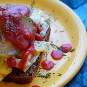 Закуска из кабачков