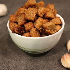 Закуски с чесноком