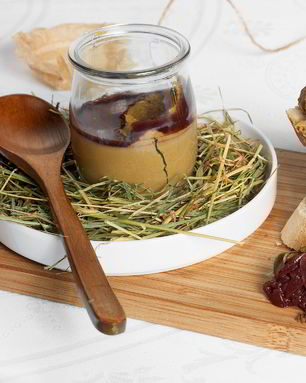 Куриный паштет с желе из вина