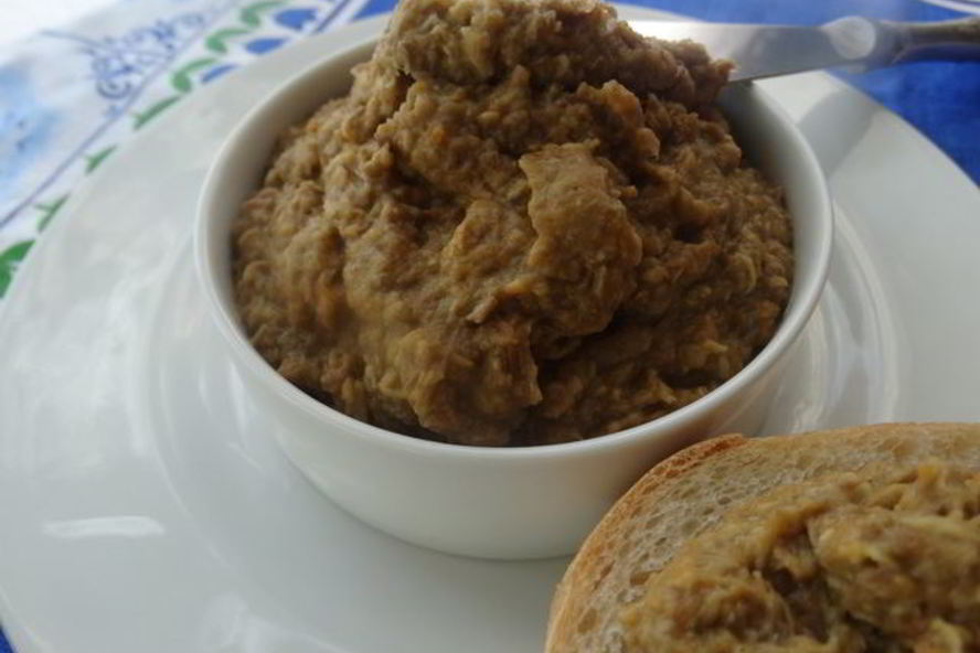 Рецепт паштета из чечевицы с грибами