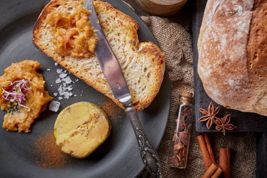 Рецепт паштета из гуся с джемом из айвы