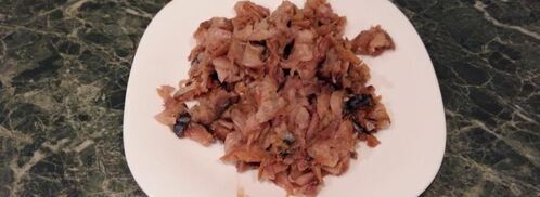 паштет из копченой скумбрии и грецких орехов. Шаг 2