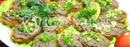 паштет из куриной печени с грибами. Шаг 11