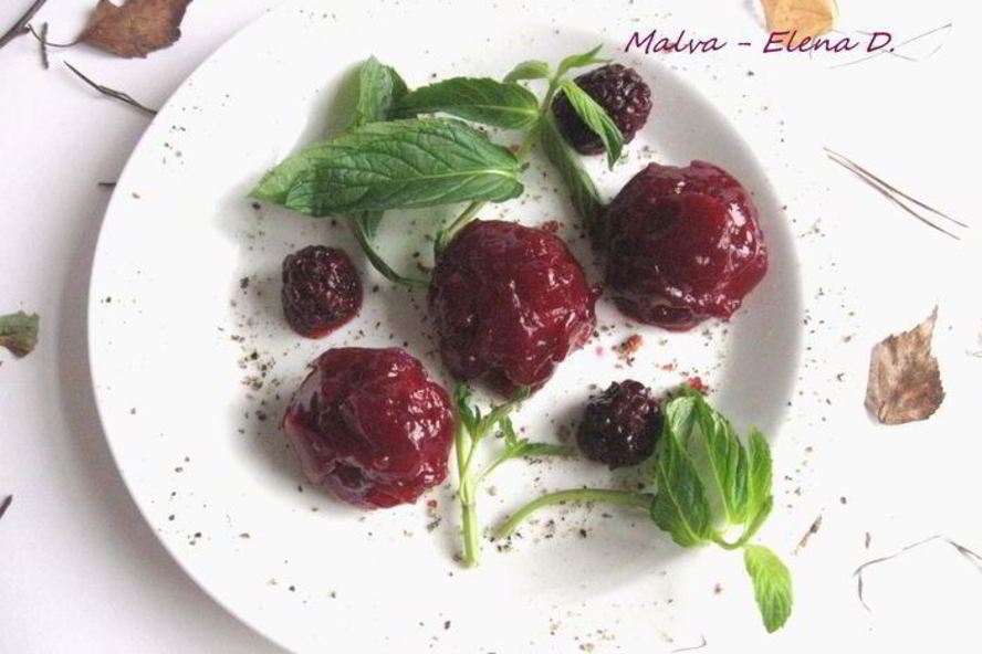 Рецепт паштета из куриной печени в ежевичном желе