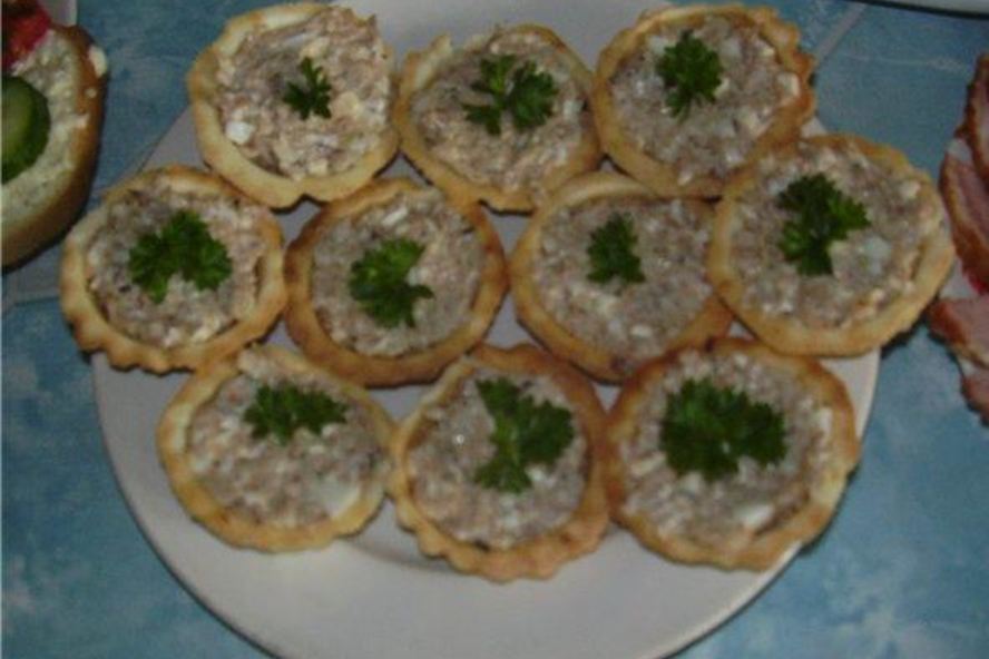 Рецепт паштета из куриной печени в тарталетках