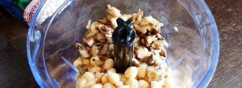 паштет из нута с вешенками и грецкими орехами. Шаг 4