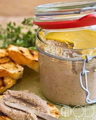 Паштет из печени кролика