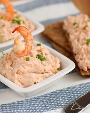 Паштет из семги с креветками
