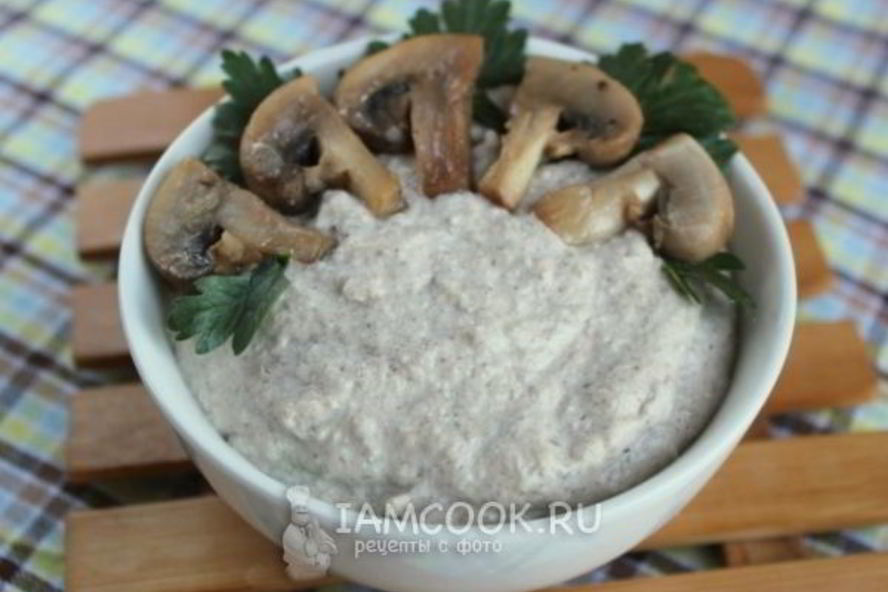 Рецепт паштета иза шампиньонова и творогов