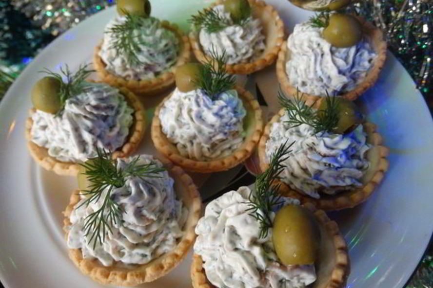 Рецепт паштета из творожного сыра и печени трески