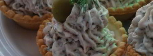 паштет из творожного сыра и печени трески. Шаг 8