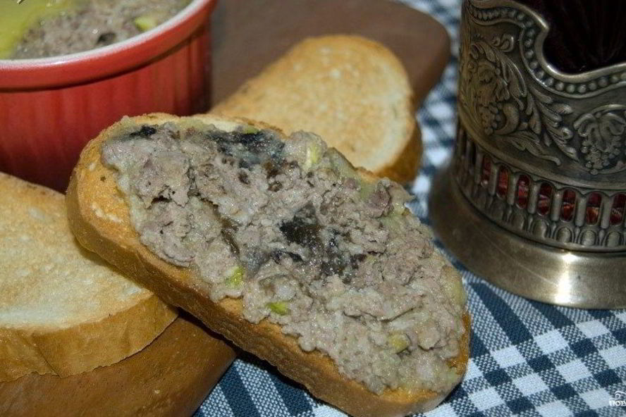 Рецепт паштета из утки с черносливом