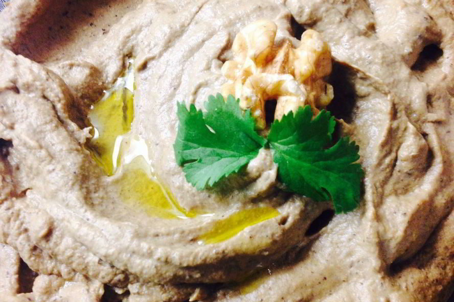 Рецепт паштета из запеченных баклажанов