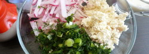 творожный паштет с редисом. Шаг 2