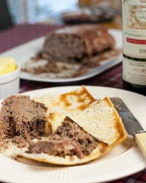 Запеченный паштет из куриной печени