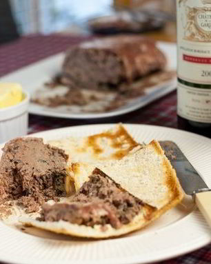 Запеченный паштет из куриной печени