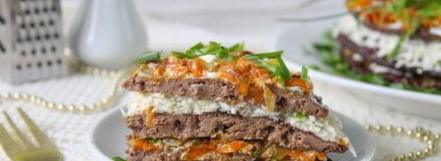 печеночный торт из свиной печени. Шаг 14