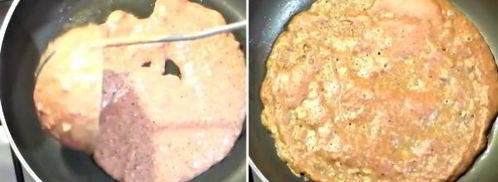 печеночный торт с грибами. Шаг 3