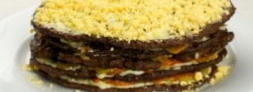 печеночный торт с морковью. Шаг 8