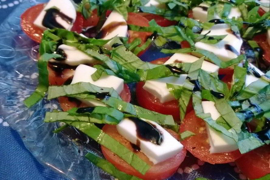 Рецепт помидоров с сыром моцарелла