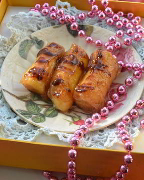 Банановые спринг-роллы