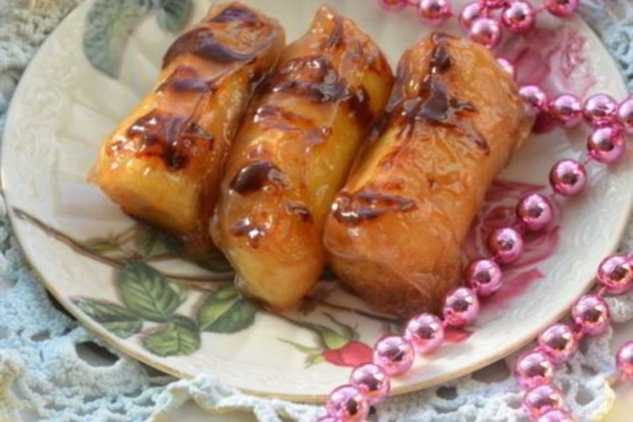 Рецепт банановых спринг-роллы