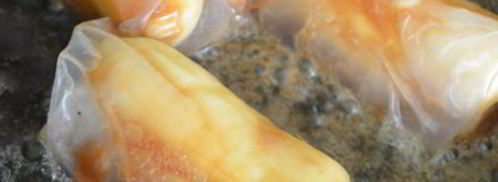 банановые спринг-роллы. Шаг 4