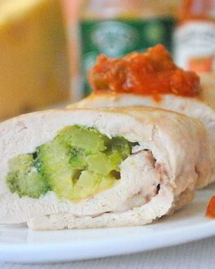 Куриные роллы с брокколи и сыром