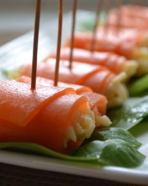 Морковные роллы