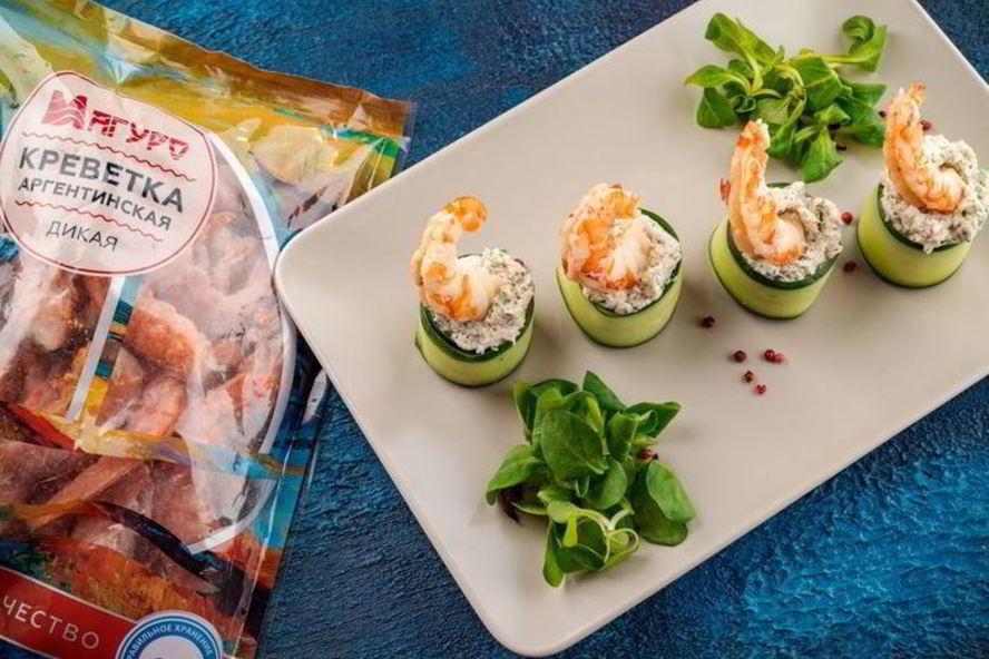 Рецепт огуречных роллов с креветками