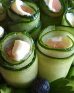 Огуречные роллы с семгой