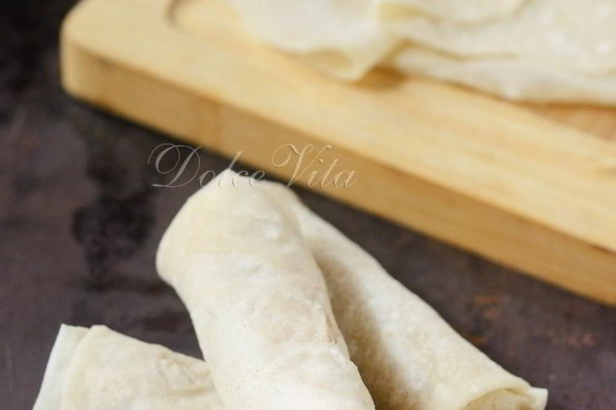 Рецепт рисовых блинчиков для спринг-роллов