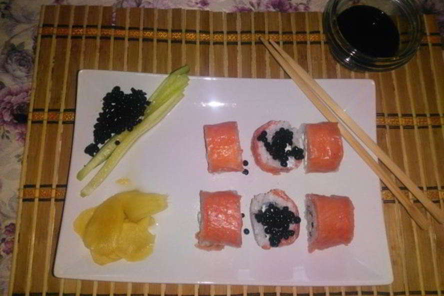 Рецепт ролла филадельфия