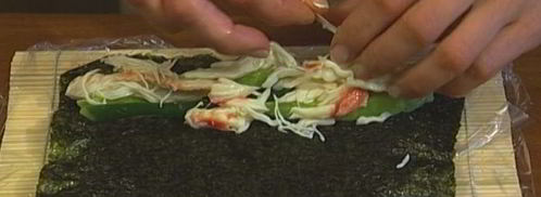 ролл калифорния. Шаг 7