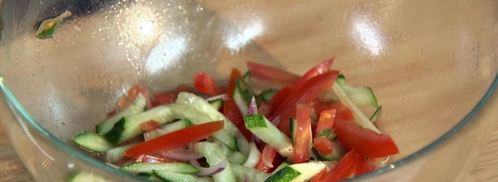 ролл с куриными сердечками. Шаг 3