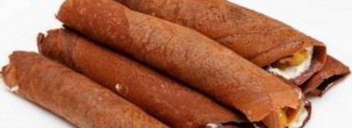 роллы из блинчиков. Шаг 9