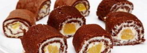 роллы из блинчиков. Шаг 10