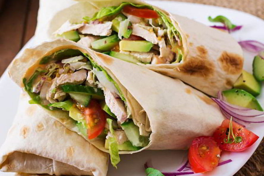 Рецепт роллов из лаваша с курицей и сыром