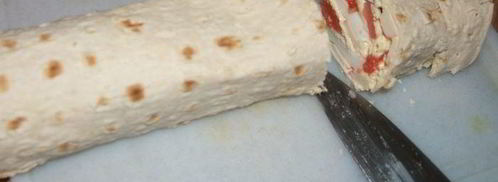 роллы из лаваша. Шаг 6