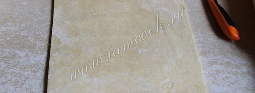 роллы из теста с тунцом. Шаг 6